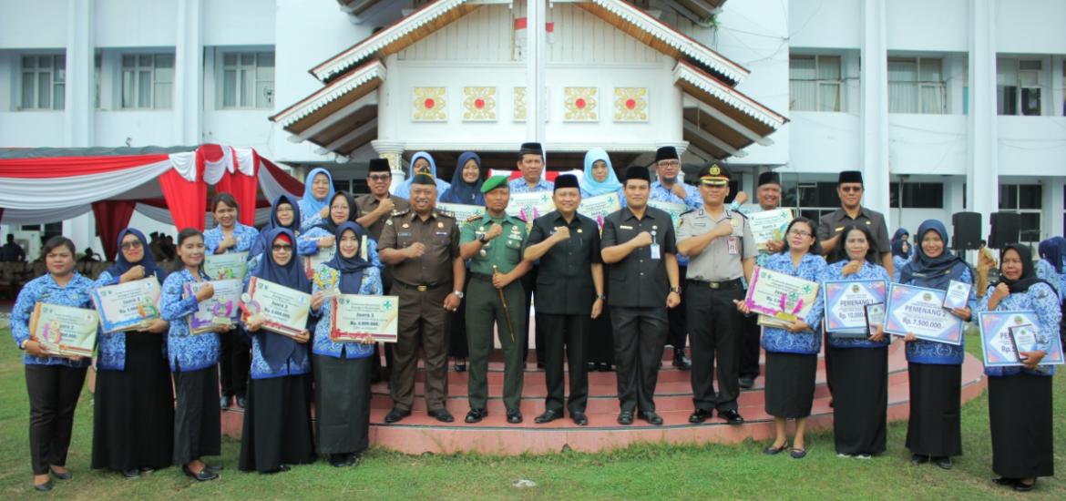 Upacara Peringatan Hari Kesehatan Nasional Ke-55 Tahun 2019 Provinsi Bengkulu