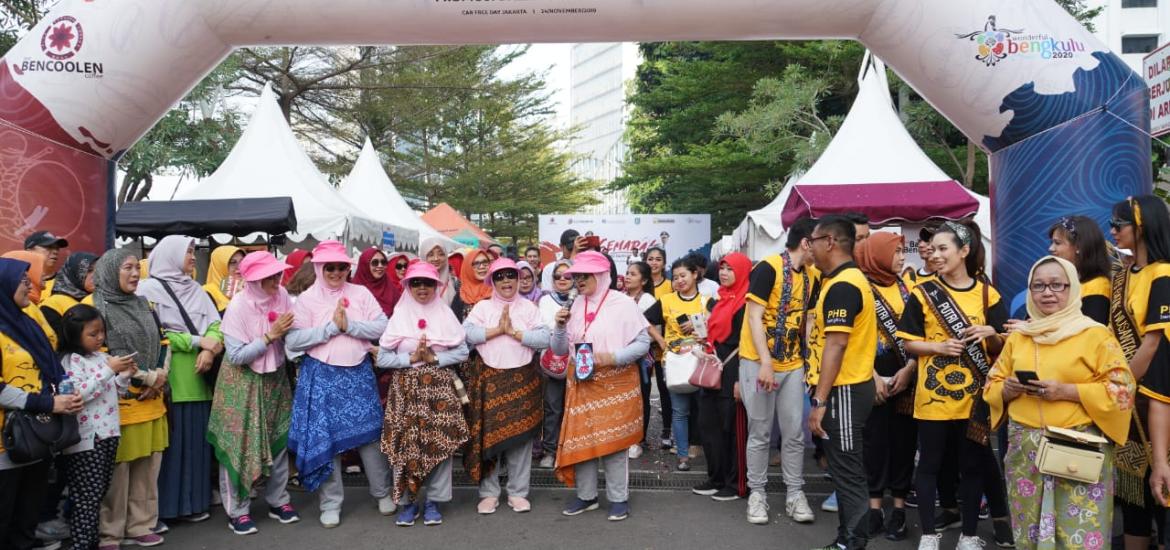 Car Free Day Jakarta dalam rangkaian HUT ke - 51 Provinsi Bengkulu