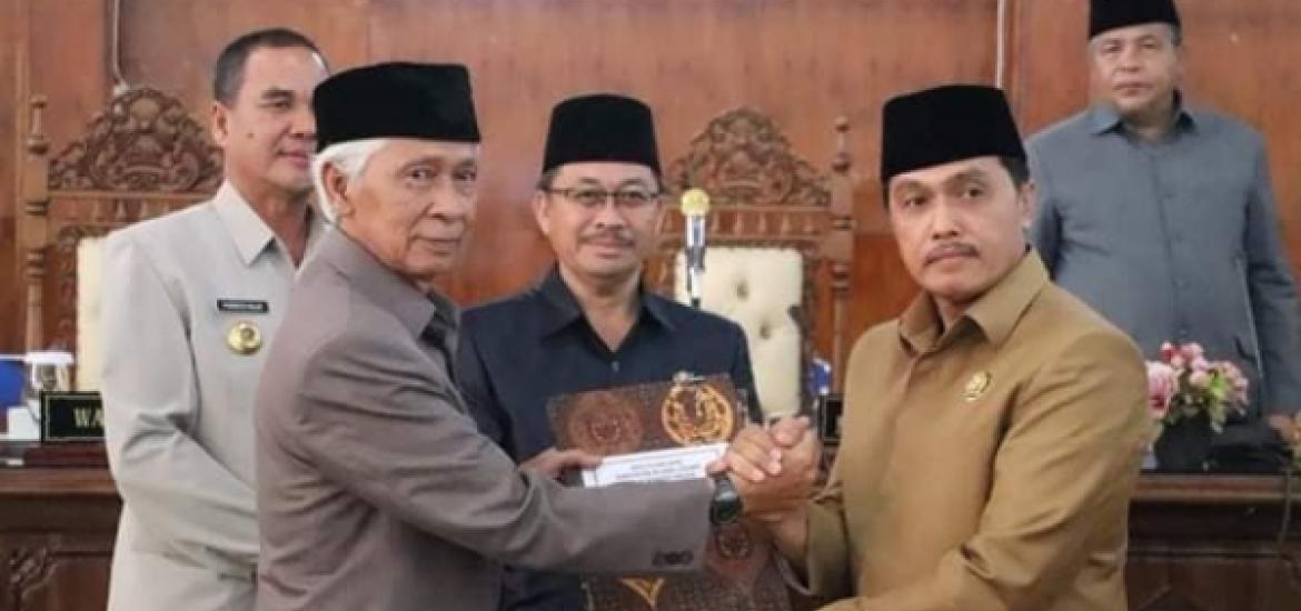 Pengesahan APBD 2020 Kabupaten Rejang Lebong