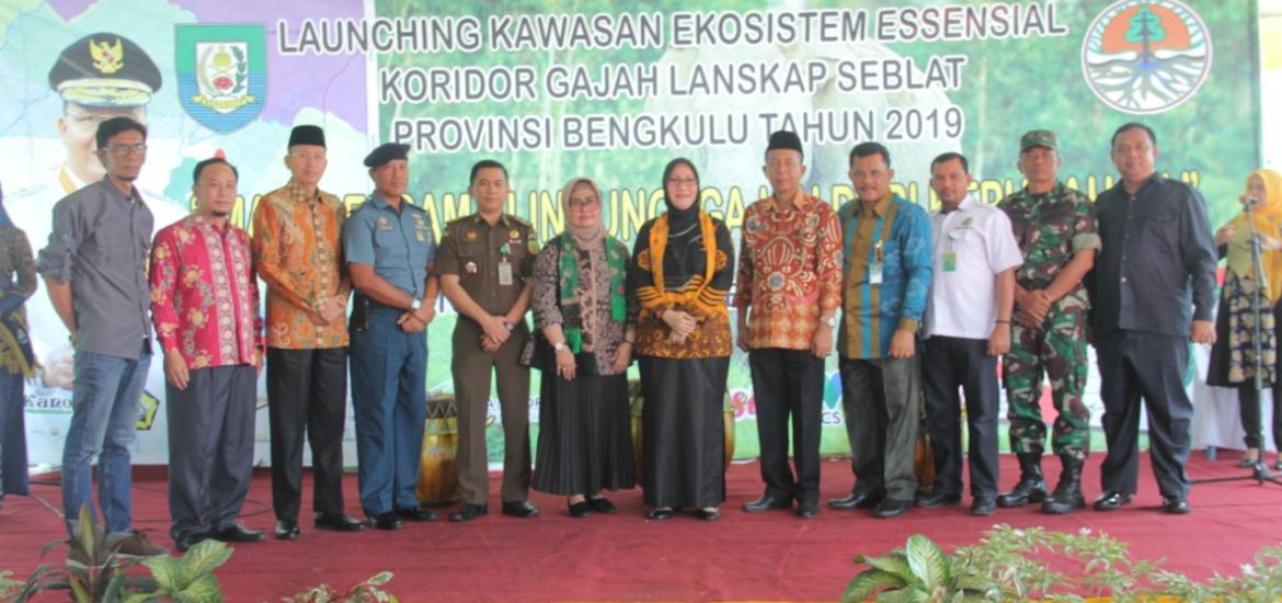 Launching Kawasan Ekosistem Essensial Gajah Sumatera Lanskap Seblat
