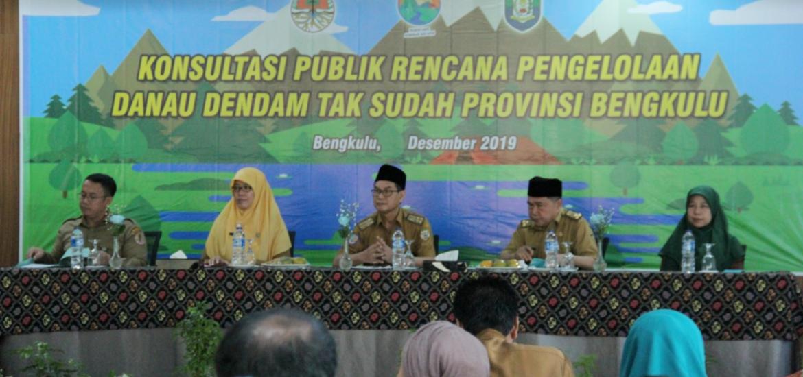 Konsultasi Publik Rencana Pengelolaan Danau Dendam Tak Sudah