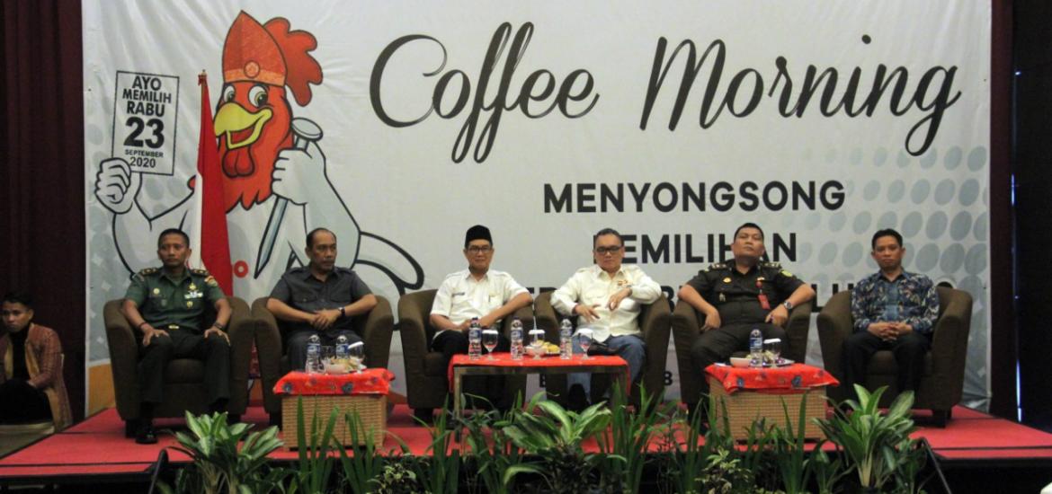 Coffee Morning bersama KPU dalam rangka Menyongsong Pemilihan Gubernur dan Wakil Gubernur Bengkulu Tahun 2020 