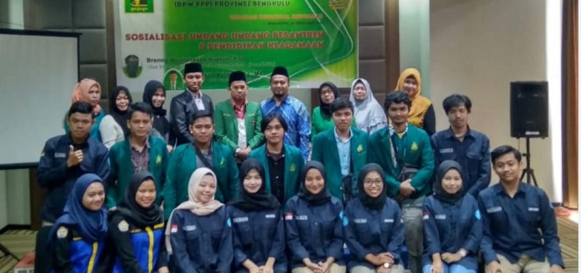 Partai Persatuan Pembangunan (PPP) gandeng Duta-duta Se-Provinsi Bengkulu dan Mahasiswa Komunikasi untuk mensosialisasikan pada masyarakat bertempat di Hotel Extra