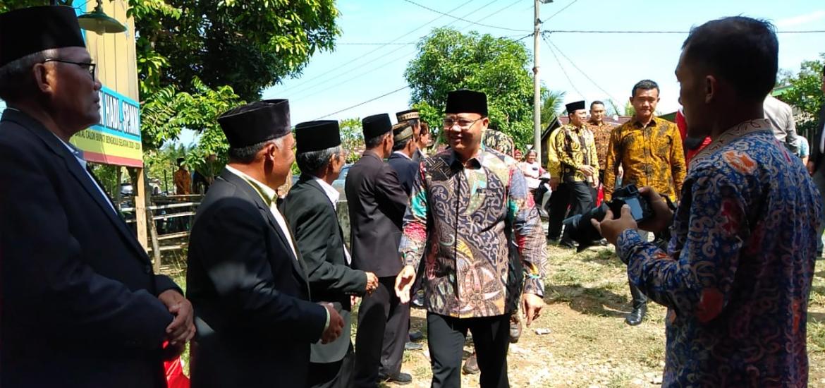 Gubernur Rohidin saat menghadiri Syukuran Waka I DPRD Provinsi Bengkulu Terpilih