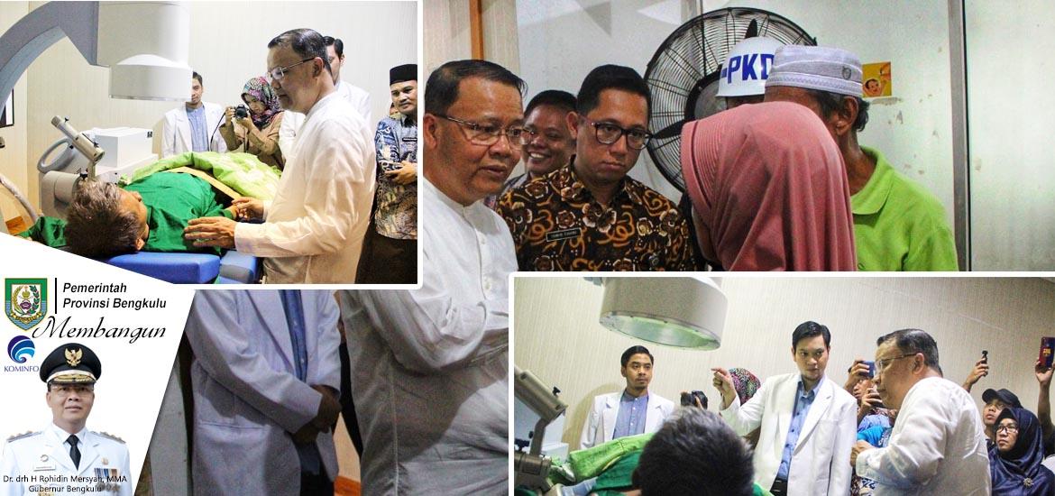 Gubernur Rohidin Luncurkan  Bedah Urologi di RSUD M Yunus