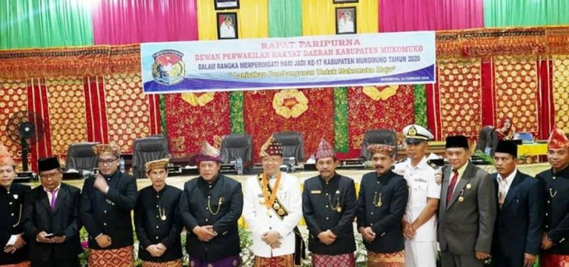 Paripurna Istimewa HUT Kabupaten Mukomuko ke 17