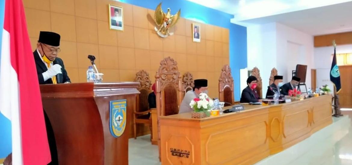 Penyampaian Rekomendasi DPRD Bengkulu Utara Terhadap LKPJ Bupati 2019