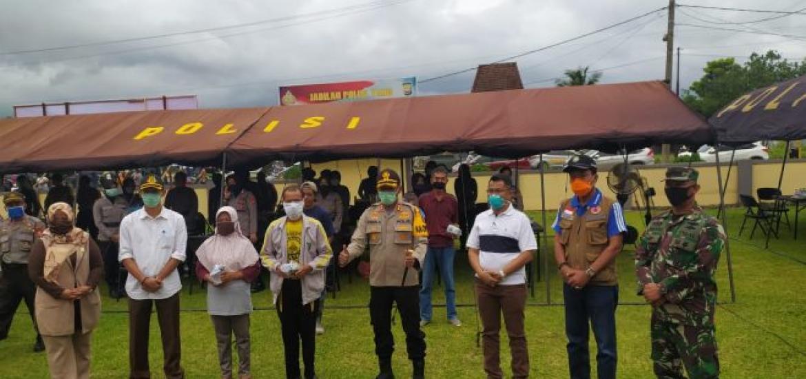 Pemkot Gandeng Polres Bengkulu dan Kodim 0407 Dirikan Dapur Umum Penanganan Covid-19
