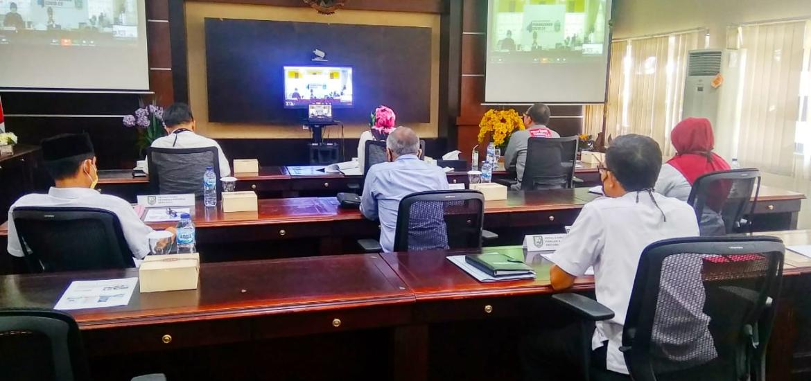 Vicon Rapat Koordinasi Wilayah Tim Pengendalian Inflasi Daerah (TPID) Provinsi  se- Sumatera 2020