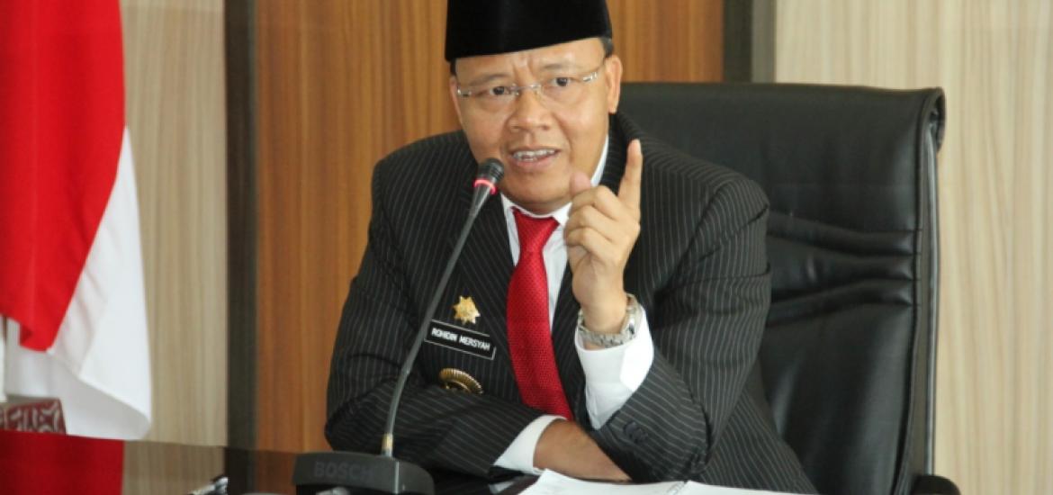 Gubernur Bengkulu Rohidin Mersyah
