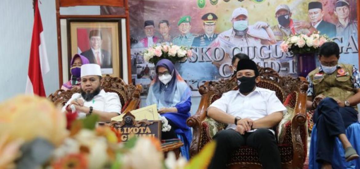 Walikota Helmi ikuti Rapat Virtual Bersama KPK