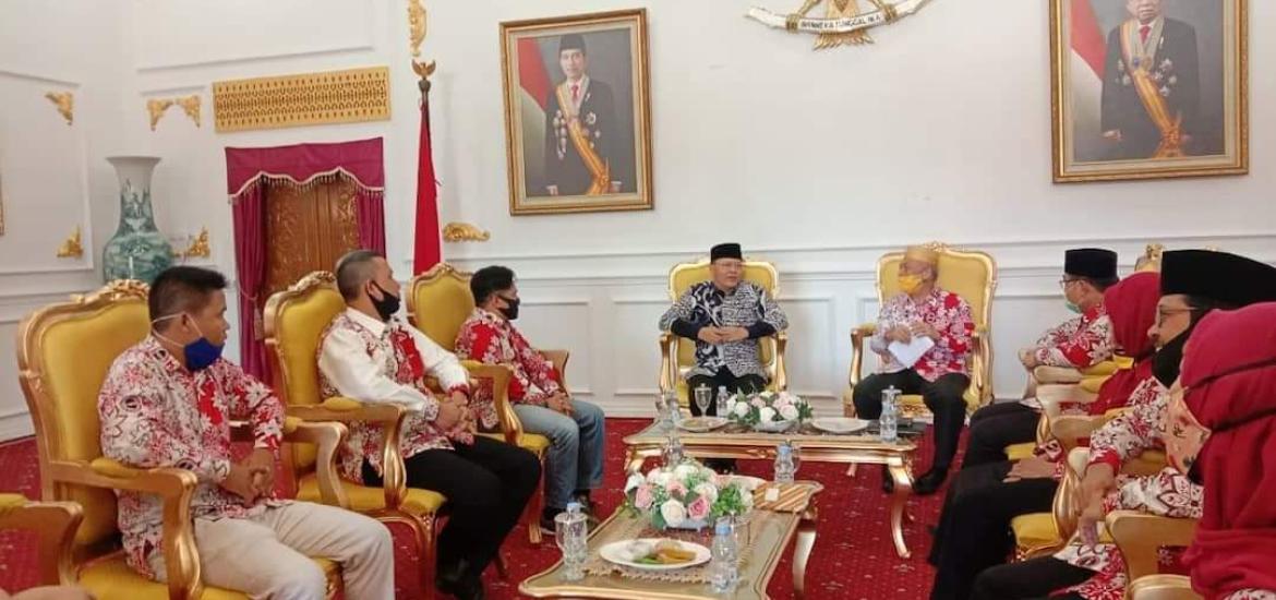 Gubernur Rohidin menerima silaturahmi pengurus FKPT Provinsi Bengkulu