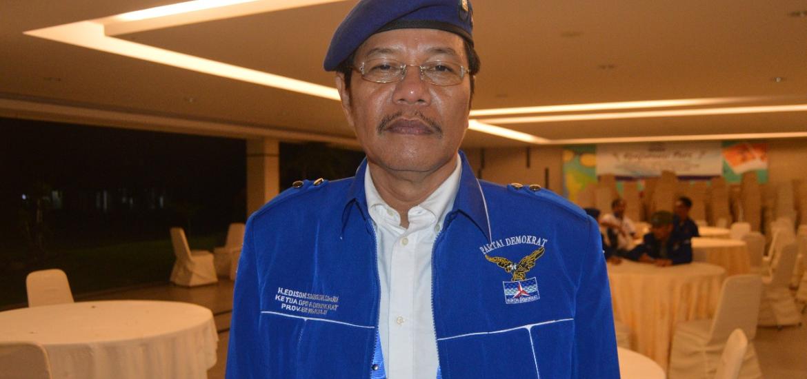 Ketua DPD Partai Demokrat Provinsi Bengkulu Edison Simbolon