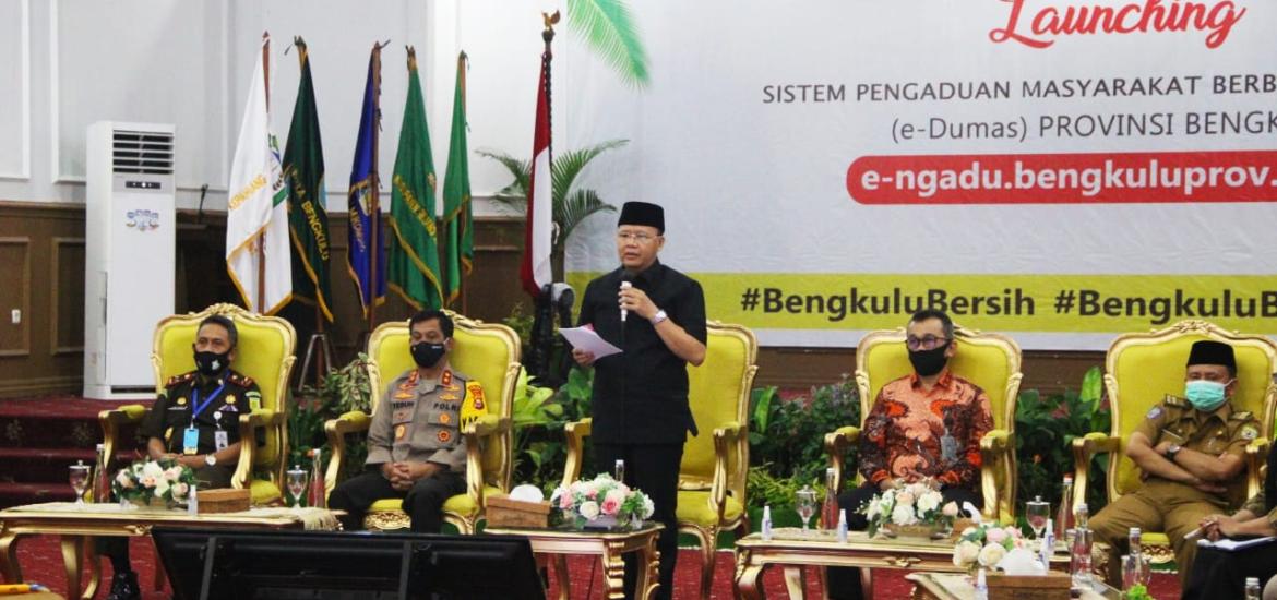 Perdana! Layanan e-Dumas Pemprov Bengkulu akan jadi Pilot Project Nasional KPK RI