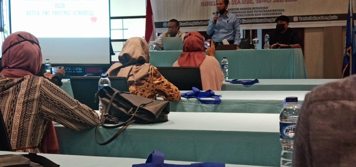 Bimtek penggunaan Bahada Indobesia bagi insan media massa