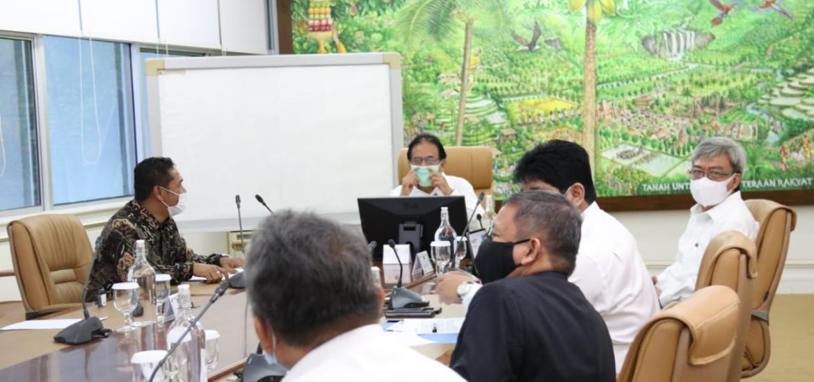 Menteri ATR/BPN RI Setujui Lahan Eks HGU PT BRI Dibangun Stadion Bertaraf Nasional