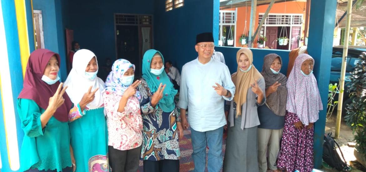 Rohidin silaturahmi bersama masyarakat Dusun Curup