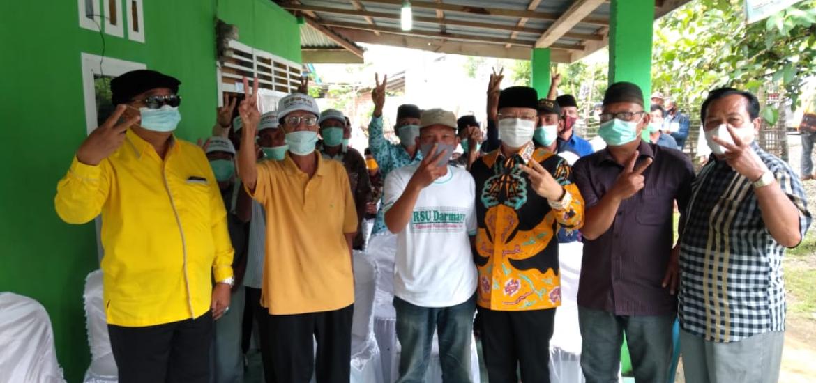 Rohidin silaturahmi di Desa Tungkal I Pino Raya BS
