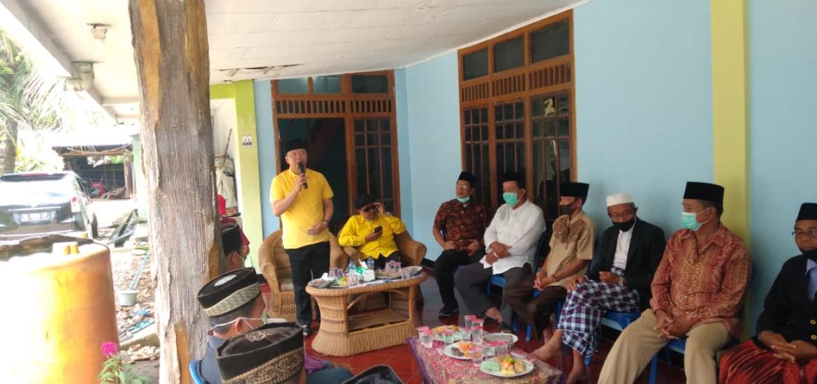Rohidin silaturahmi di Desa Padang Tambak BS
