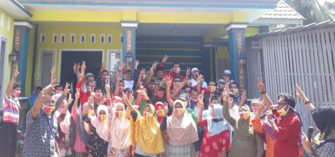 Silaturahmi Rosjonsyah bersama masyarakat Desa Pernyah Kecamatan Teramang Jaya Mukomuko