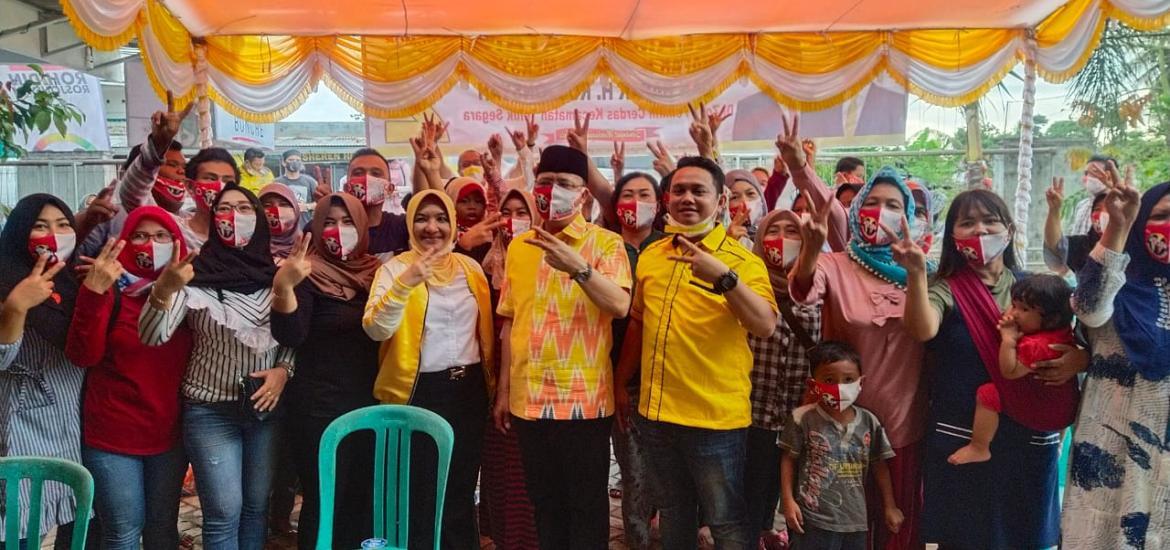Rohidin bersama masyarakat Teluk Segara Kota Bengkulu