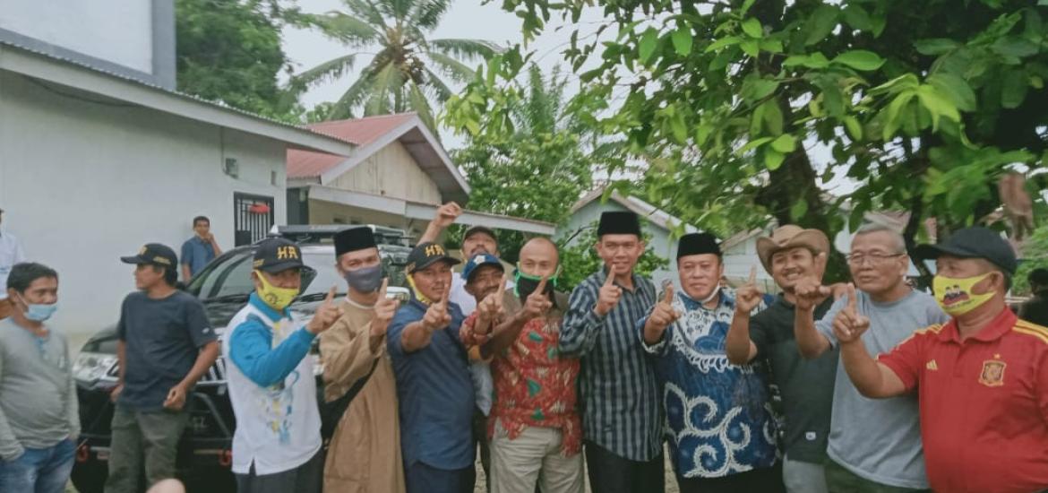 Huda-Rahmadi silaturahmi di Kecamatan Air Rami Bengkulu Utara