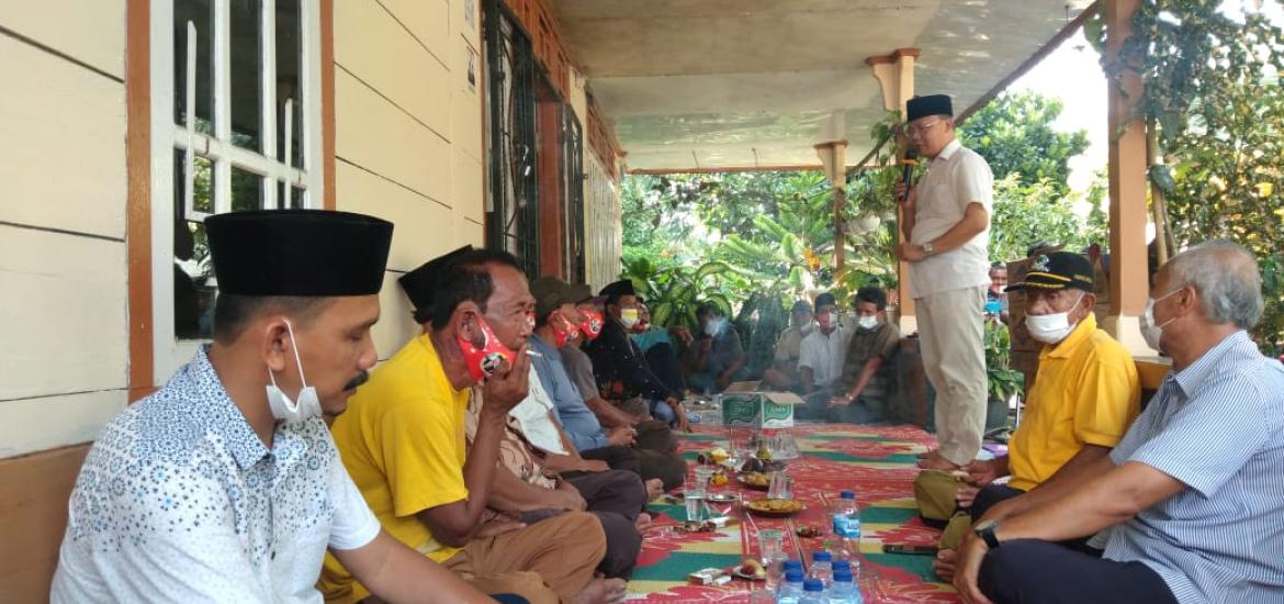 Rohidin silaturahmi bersama Masyarakat Teramang Jaya Kabupaten Mukomuko