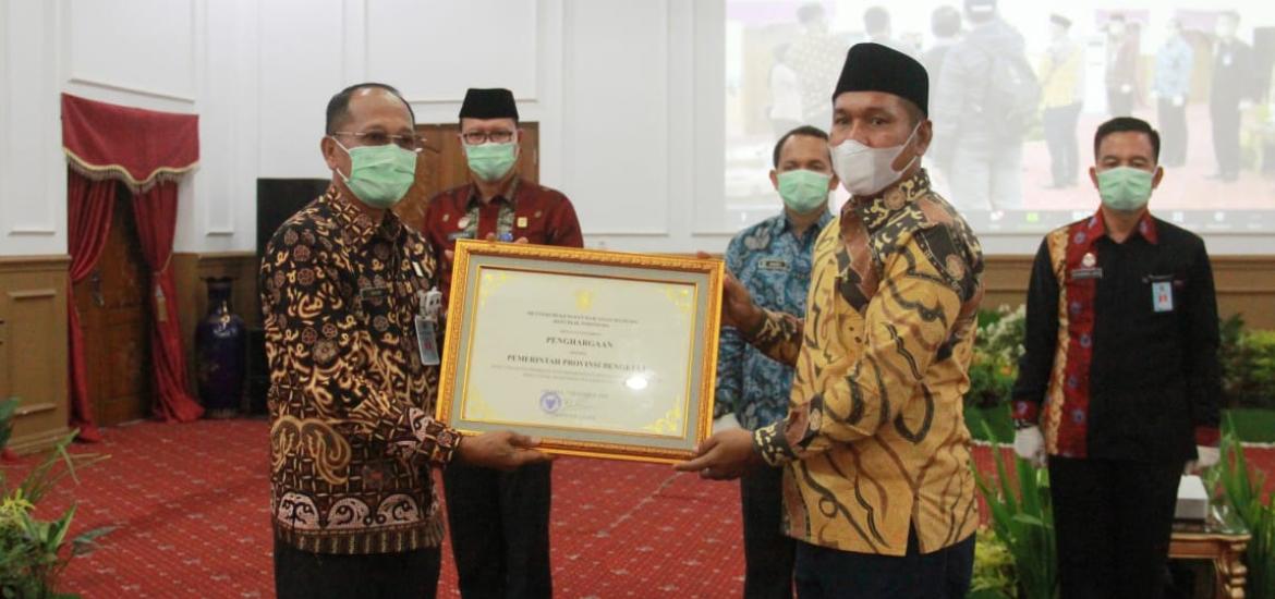 Pemprov Bengkulu Raih Penghargaan Pelayanan Publik Berbasis HAM 2020
