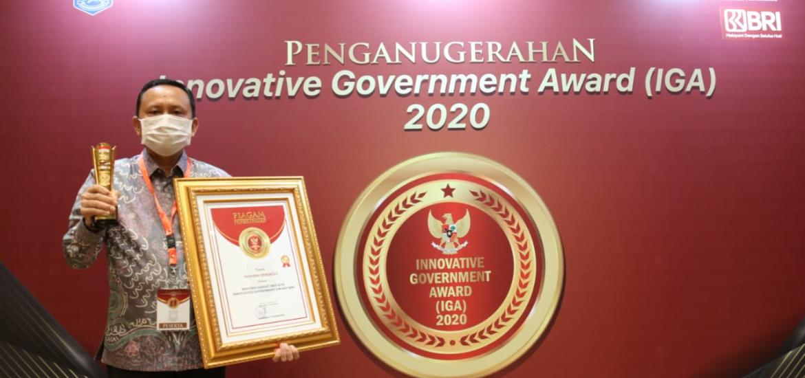 Pemprov Bengkulu Berhasil Raih Penghargaan sebagai Provinsi sangat Inovatif Ajang IGA Tahun 2020