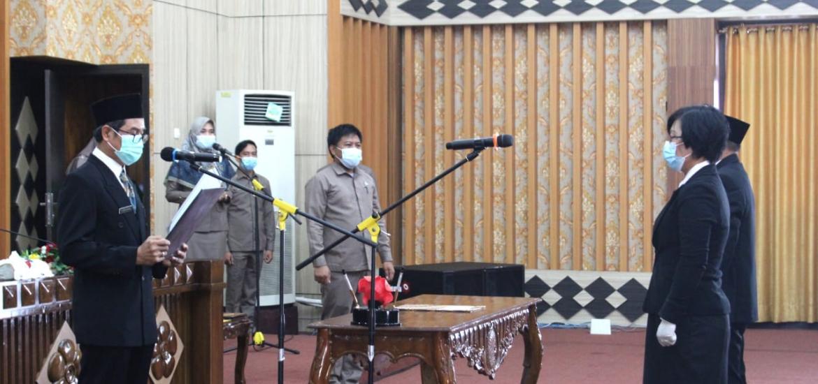 88 Pejabat Fungsional Pemprov Bengkulu Resmi Dilantik