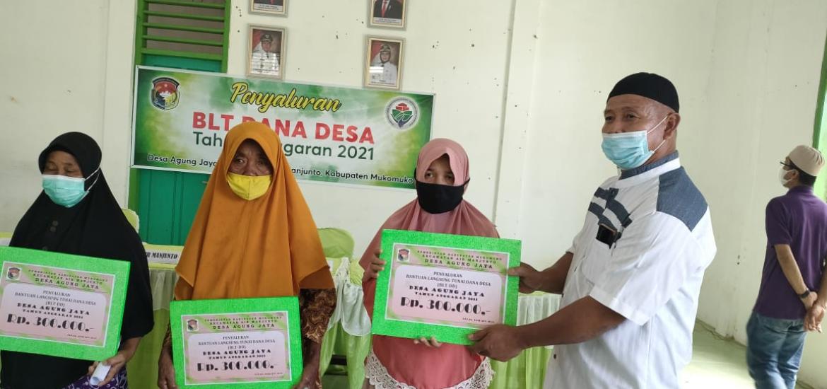 Enam Kecamatan di Mukomuko Tuntas Salurkan BLT-DD