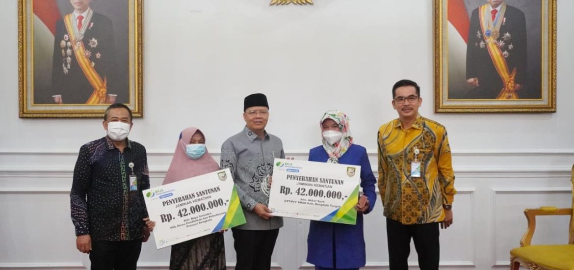 Gubernur Rohidin Imbau Tenaga Non ASN di Kabupaten/Kota Didaftarkan BPJS Ketenagakerjaan