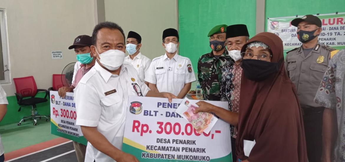 Penyaluran BLT Tahap VI di Mukomuko Tunggu Pencairan DD Tahap II