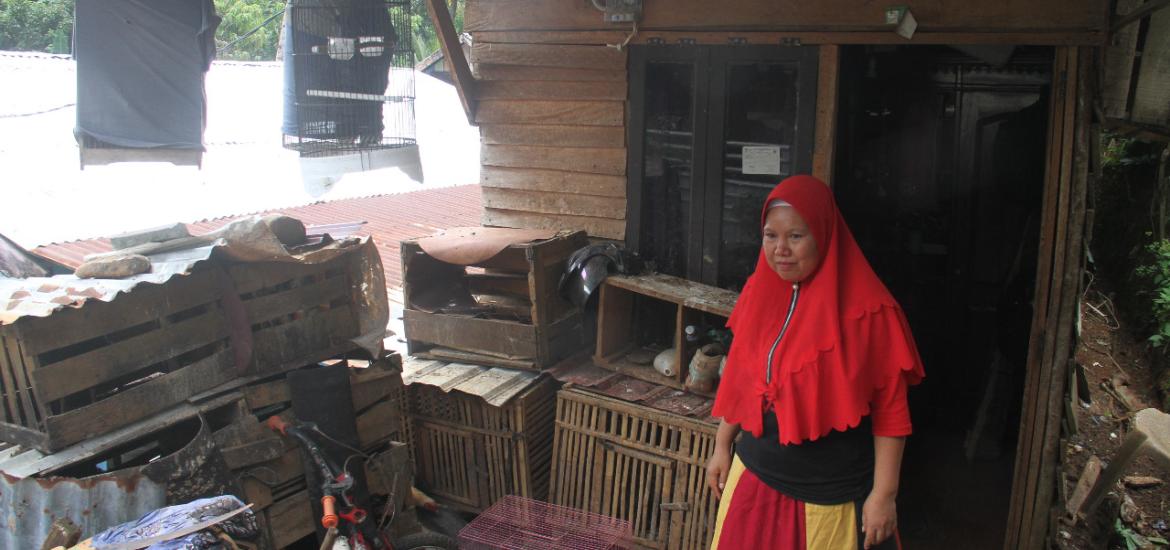 Salah satu warga yang tinggal di dekat Eks Rumdin Walikota Bengkulu