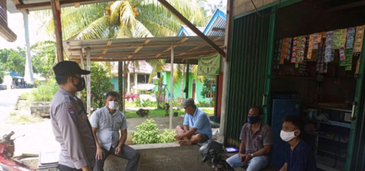 Polsek Talo Gelar Patroli Aman Nusa II Untuk Perketat Prokes Pandemi Covid-19
