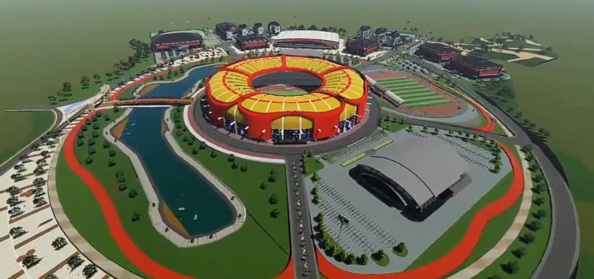 Masterplan Stadion Baru Berbentuk Rafflesia