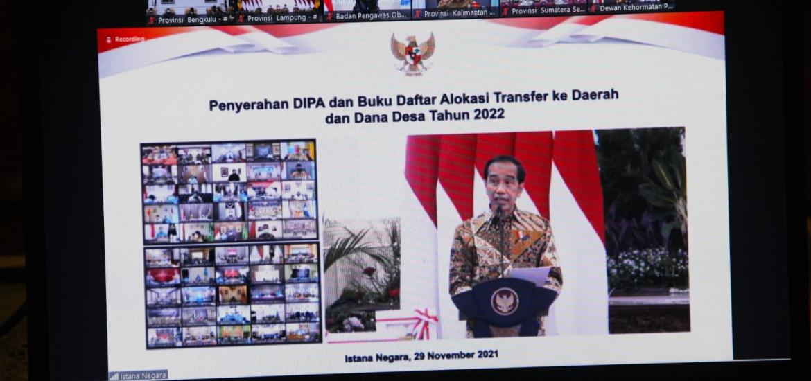 Penyerahan DIPA 2022