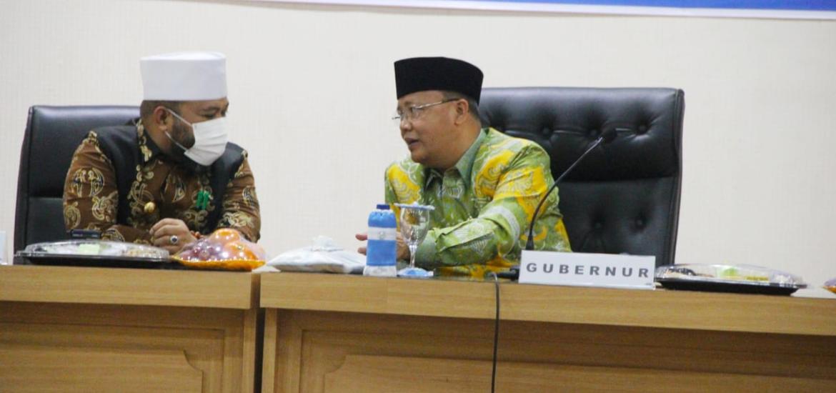 Gubernur bersama Walikota Bengkulu