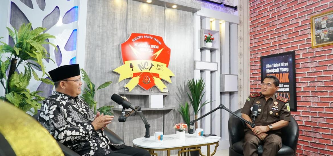 Gubernur Rohidin Apresiasi Studio Podcast 'NCT' Kejati Bengkulu
