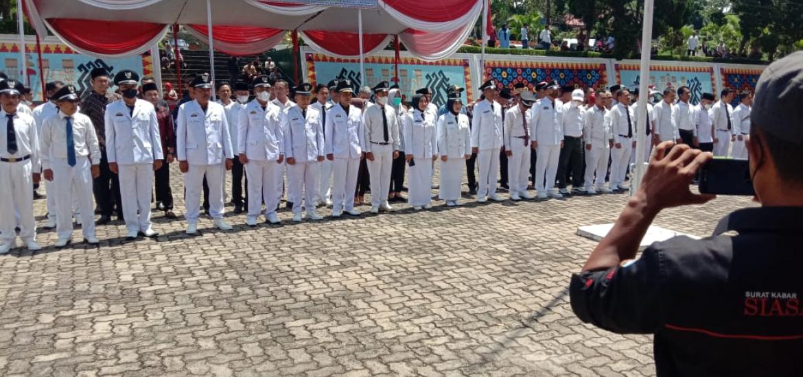 Pelantikan kepala pekon di Kabupaten Tanggamus