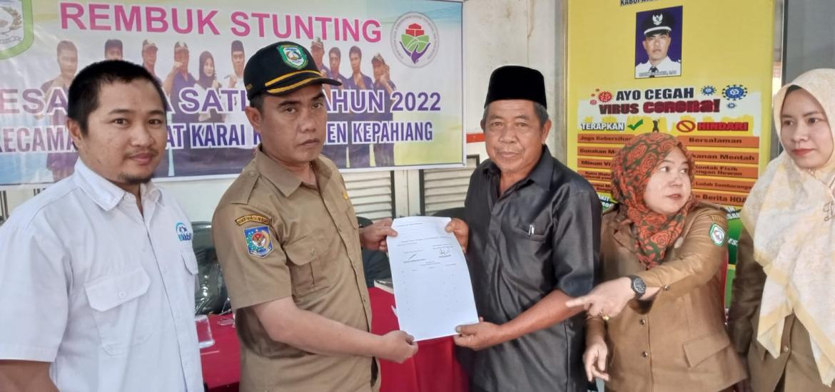 Kegiatan Musyawarah Rembuk Stunting Tahun 2022 Desa Taba Sating Berjalan Lancar