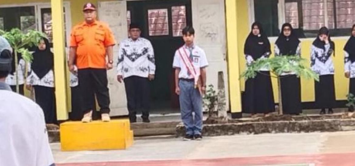 BPBD Provinsi Bengkulu SOsialisasi Penyuluhan Bencana di SMKN 2 Bengkulu Tengah