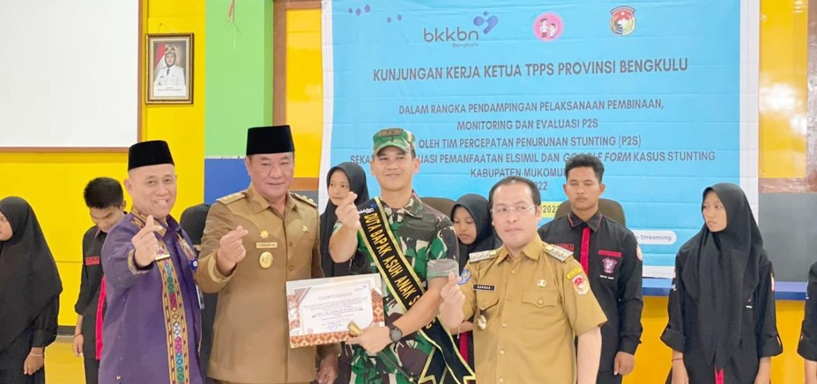 Pengukuhan TPPS, Wagub Bengkulu Minta Komitmen Bersama Pantau Pelaksanaan Penurunan Stunting 