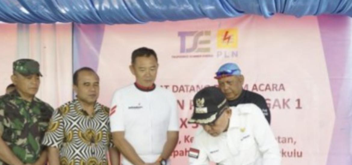 Bupati Kepahiang Resmikan PLTMH