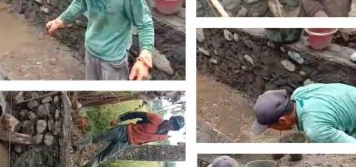 Pembangunan di Pekon Sukaraja Diduga Proyek Siluman