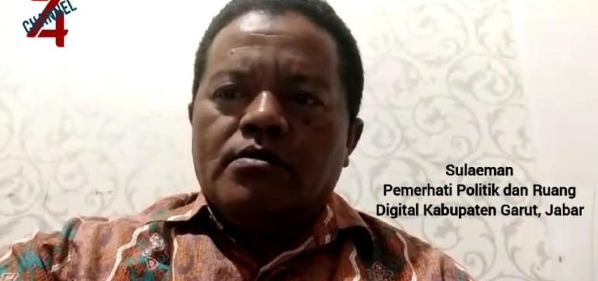 Pemerhati Politik dan Ruang Digital Kabupaten Garut, Jabar, Sulaeman