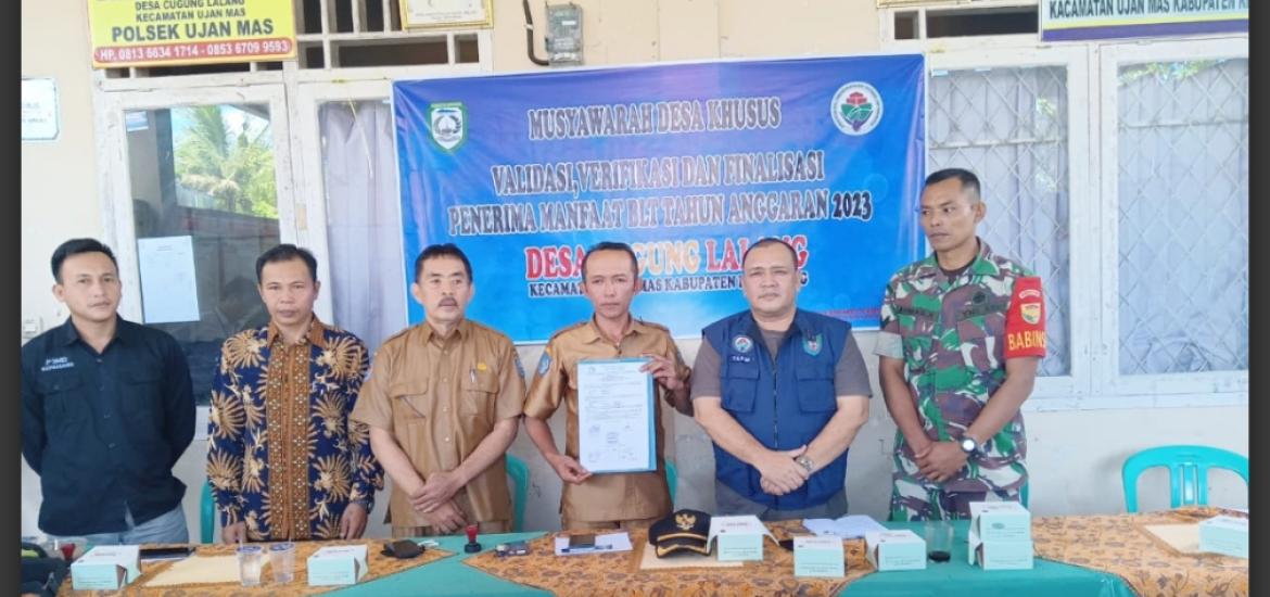 Pemdes Cugung Lalang Gelar Musdesus Penetapan Penerima BLT-DD 2023