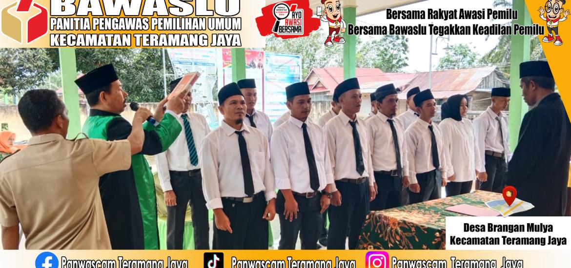 Sumpah Janji Pelantikan PKD Teramang Jaya