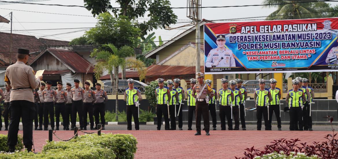 Polres Muba Gelar Operasi Keselamatan 2023