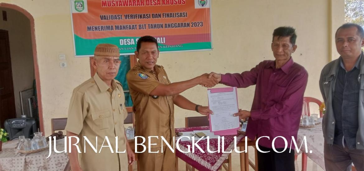 Pemdes Suro Bali Tetapkan 23 KK Penerima BLT-DD 2023